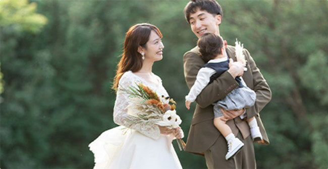 子供も一緒に楽しい式ができました!新婦O様
